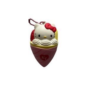 Hello Kitty Crepe Keychain Squishy